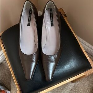 Peter Kaiser Brown Leather Pumps
